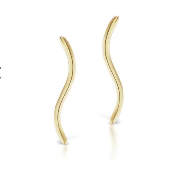 Kbh Jewels 14k gold S climber earring - Picture 1 of 5